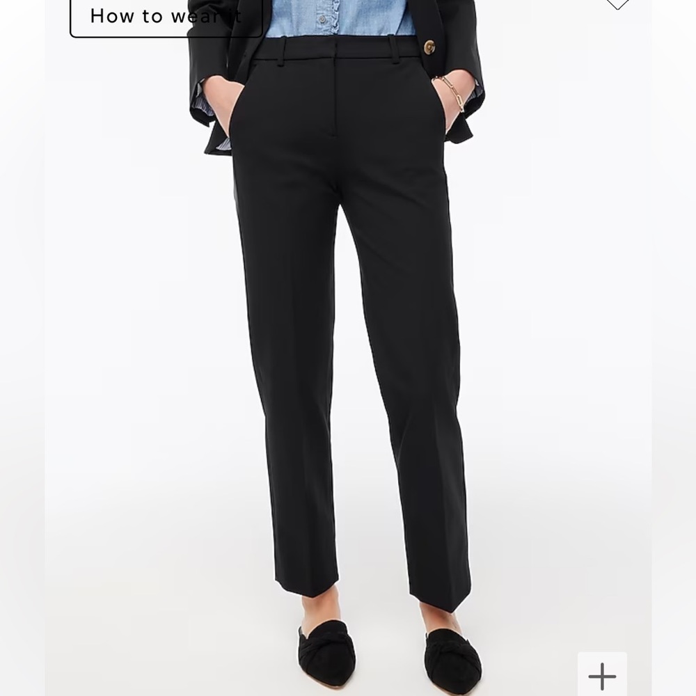 J. Crew Kallie straight-leg pant